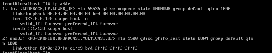 centos7虚拟机无法联网的解决办法以及查看ip